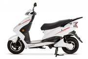 FALCON ELECTRIC MOPED – WHITE-electricbikescootercar.co.uk